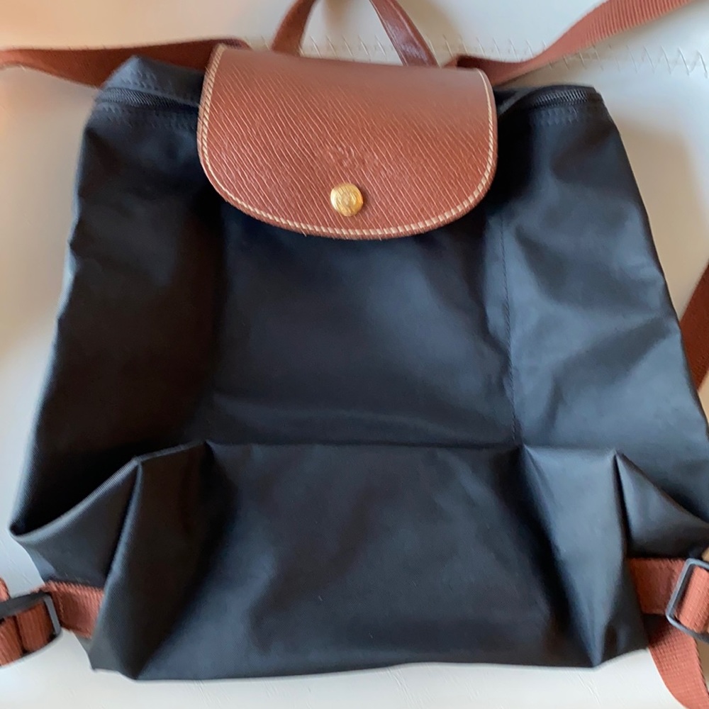 Longchamp Le Pliage Backpack in Black